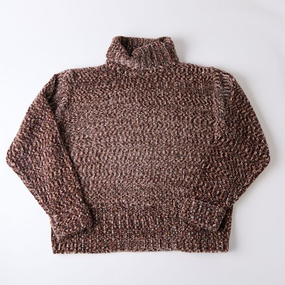 Vtg Carolyn Taylor Sweater Womens Sz L Knit Turtleneck Acrylic 90s Cottagecore - Picture 2 of 11